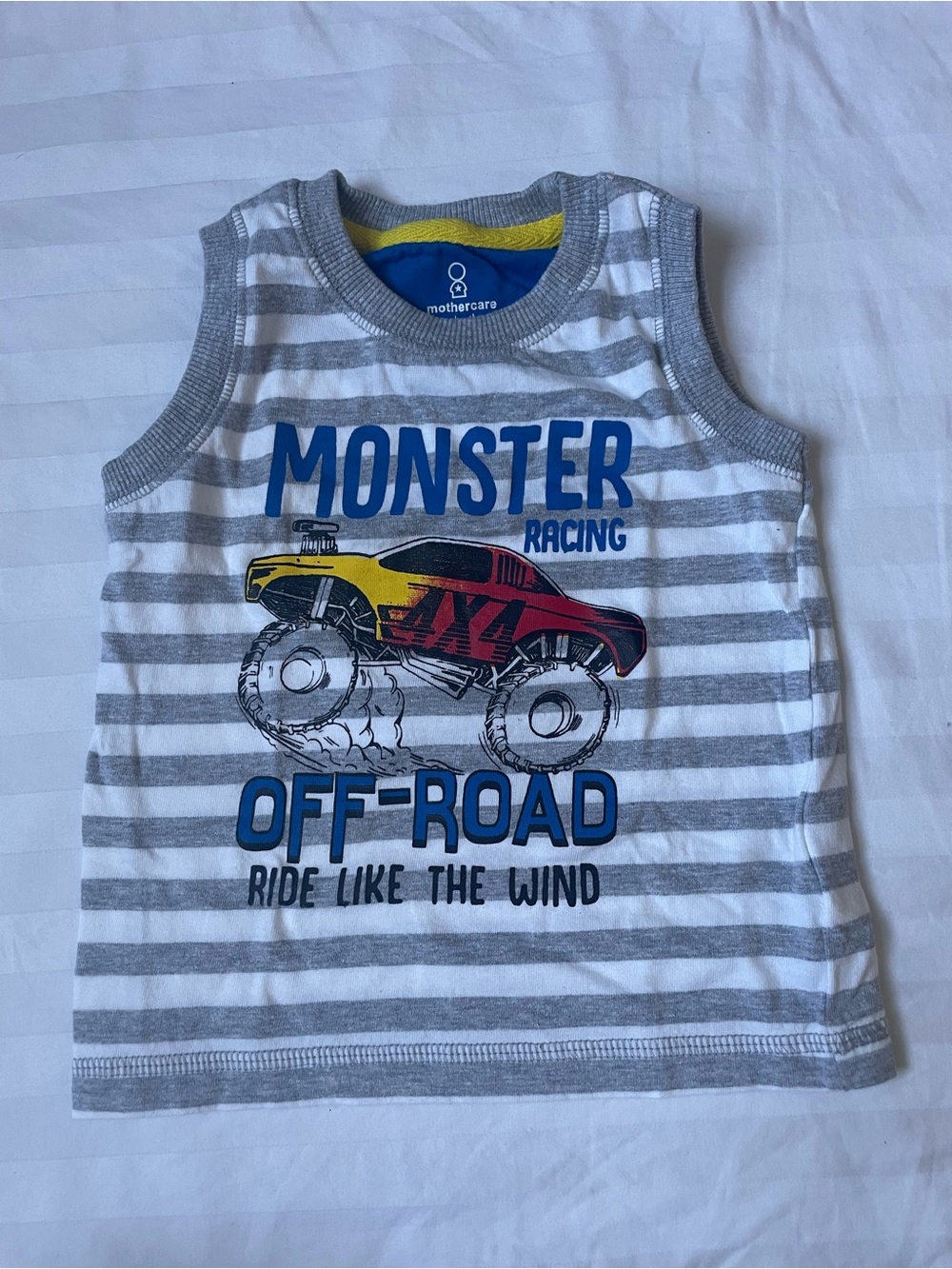 Mothercare Baby Monster Racing Tank Top – 12-18M